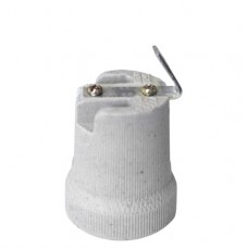 Ντουί Ε27 Πορσελάνης Χελώνας με Λαμάκι Εξωτερική Γωνία 60'' 16-26